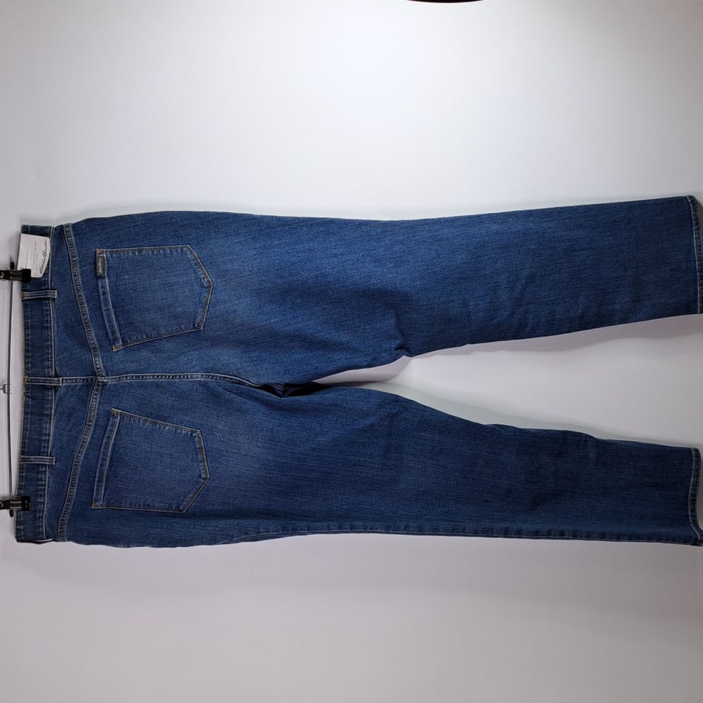 New Eddie Bauer Voyager High Rise Straight Sorbtek Blue Jeans Size 20W - Picture 6 of 17
